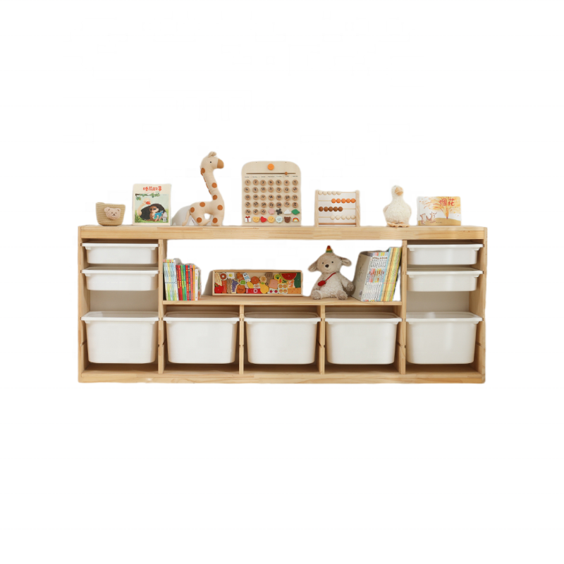 Kids Toys Drawers - Drewniane meble do pokoju dziecięcego Półki