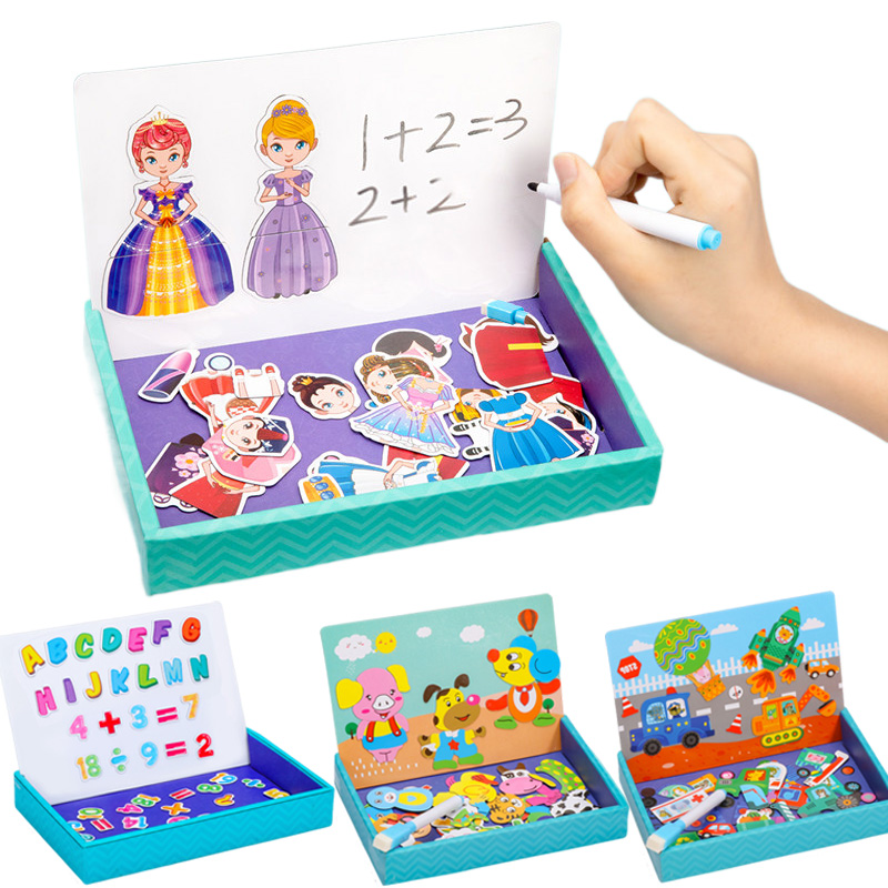 Magnetic Drawing Board - Wielofunkcyjna tablica magnetyczna do pisania i