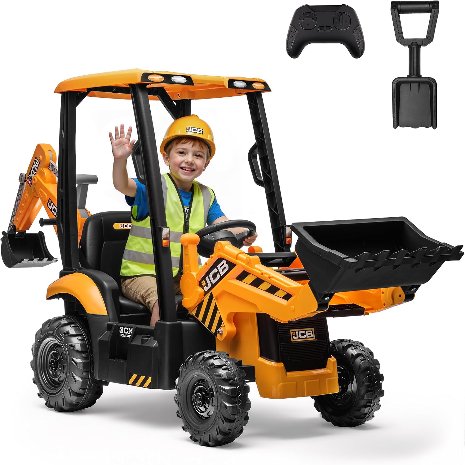 Kids Toys Jcb - Oficjalnie licencjonowany koparka JCB 12V dla