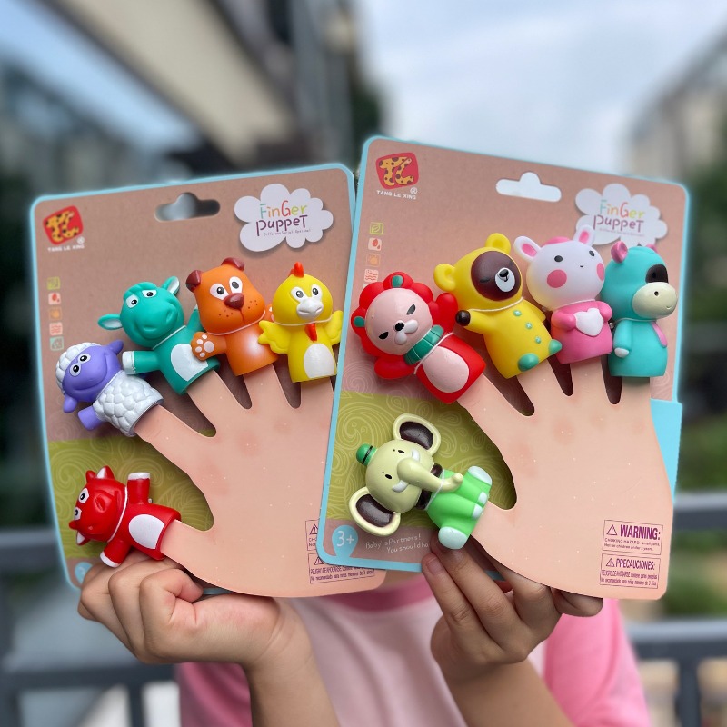 Kids Toys Elephant - 5 sztuk dla dzieci zwierzęca pacynka