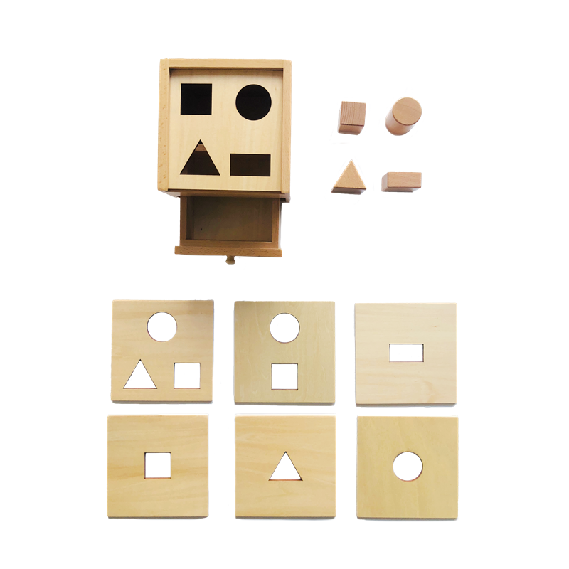 Kids Toys Drawers - Montessori Zabawki Edukacyjne dla Dzieci Drewniana