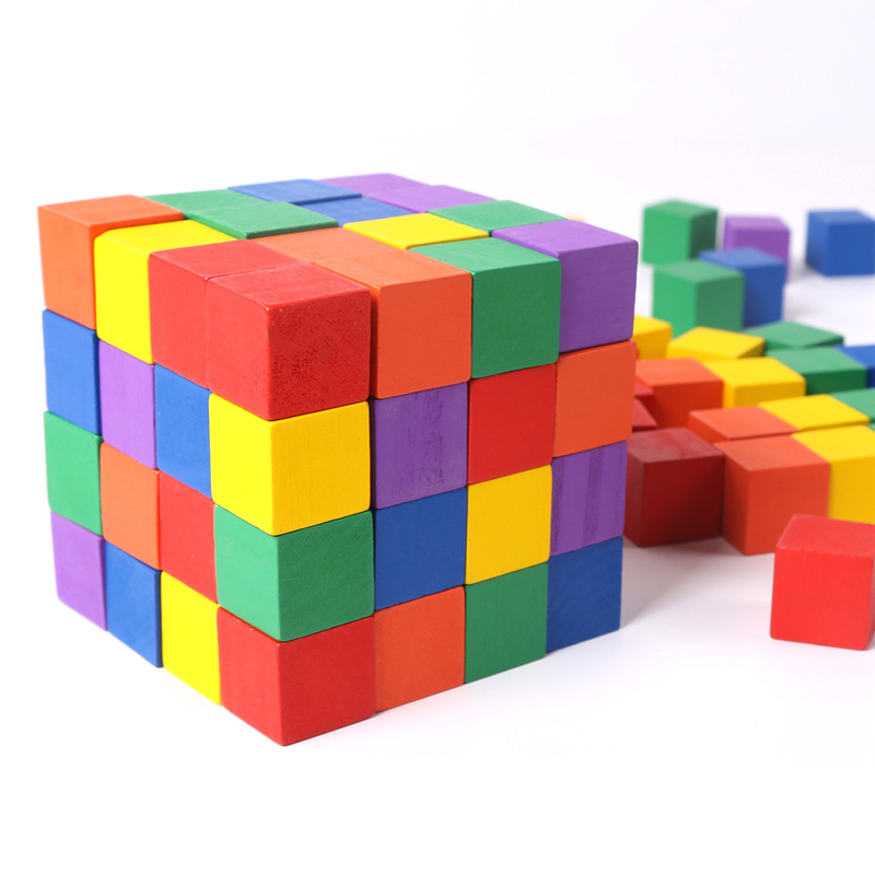 Kids Toys Company - 20 sztuk/zestaw kolorowe Mini DIY drewniane