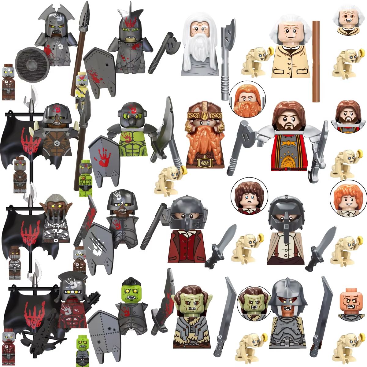 Lego Building Blocks - Figurki Niespodzianki TV6410 Mini Figurki Akcji