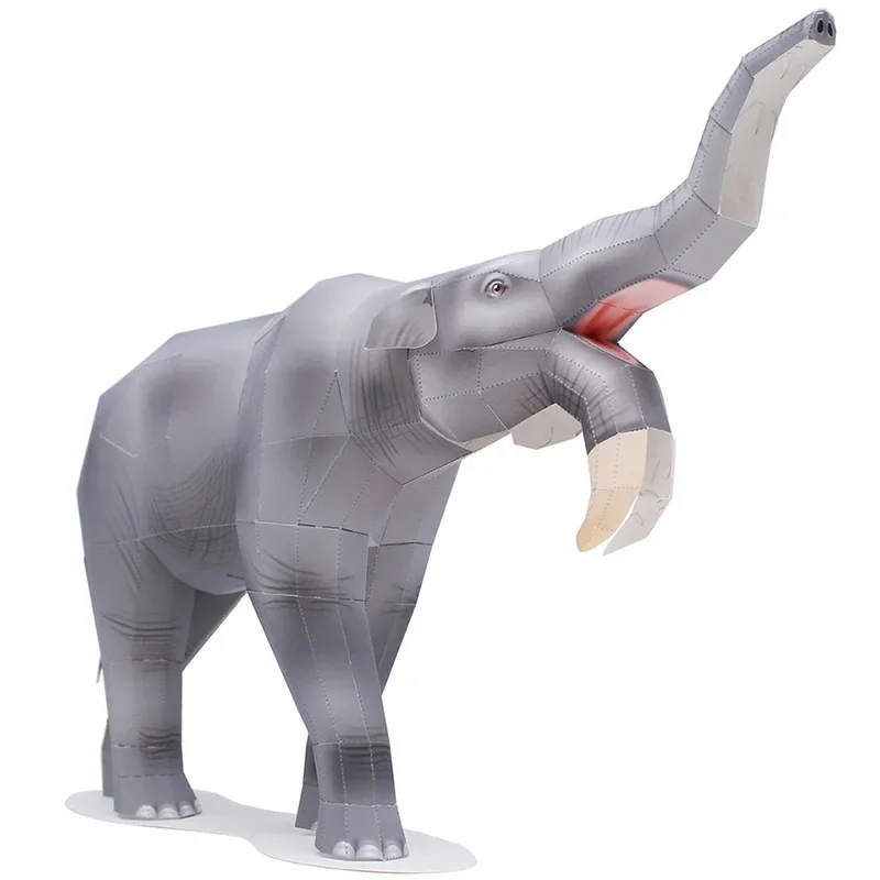 Kids Toys Elephant - Deinotherium Słoń Origami Sztuka Składanie Mini