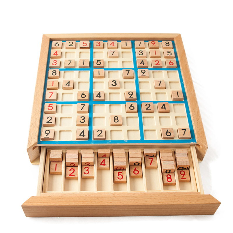 Kids Toys Drawers - Gra planszowa Sudoku z płytkami do