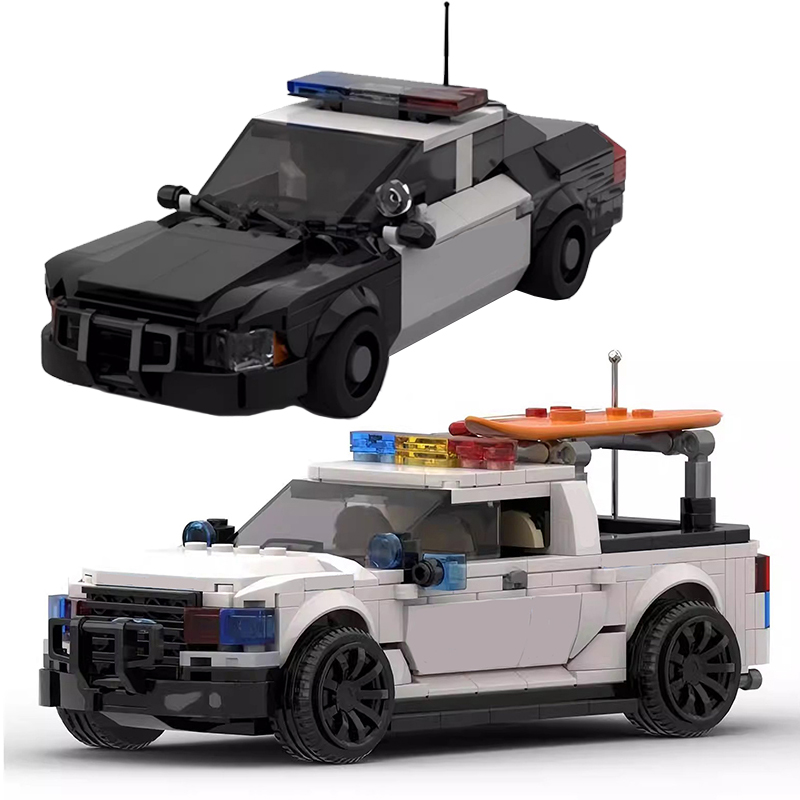 Kids Toys Victoria - MOC Techniczny Samochód Policyjny Ford F-150