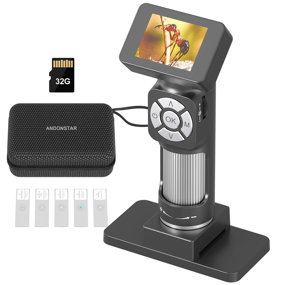 Microscope Kids Science - Andonstar nowy 50x-500x USB mikroskop cyfrowy