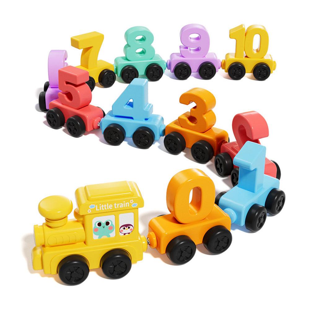 Kids Toys Variety - Zestaw edukacyjny Montessori - drewniany pociąg