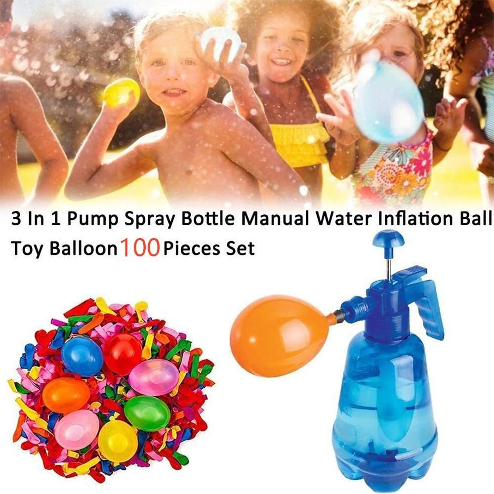 Water Balloon Set - Plastikowa pompka do balonów wodnych, zabawka