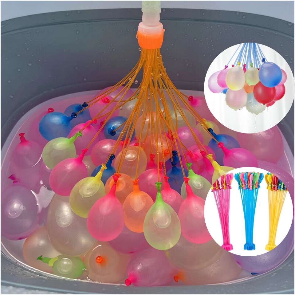 Water Balloon Set - Szybkie napełnianie wodą, samozaciskające się balony,