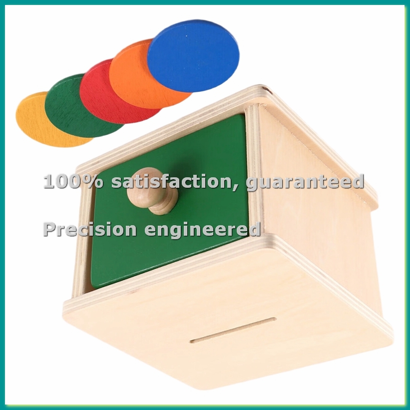 Kids Toys Drawers - Drewniana skrzynka na monety dla dzieci,