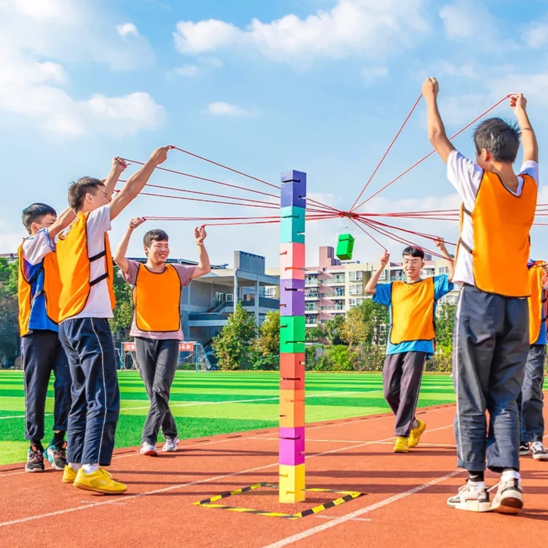 Kids Toys Company - Gry zespołowe Budowanie wież Zabawki sportowe