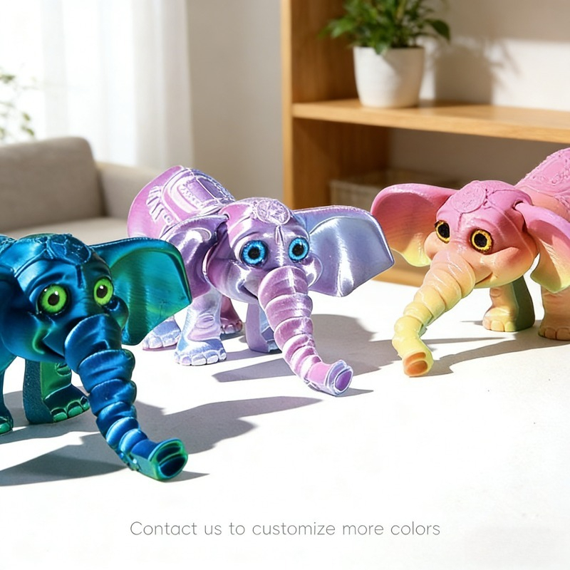 Kids Toys Elephant - Model słonia drukowany w 3D, 10