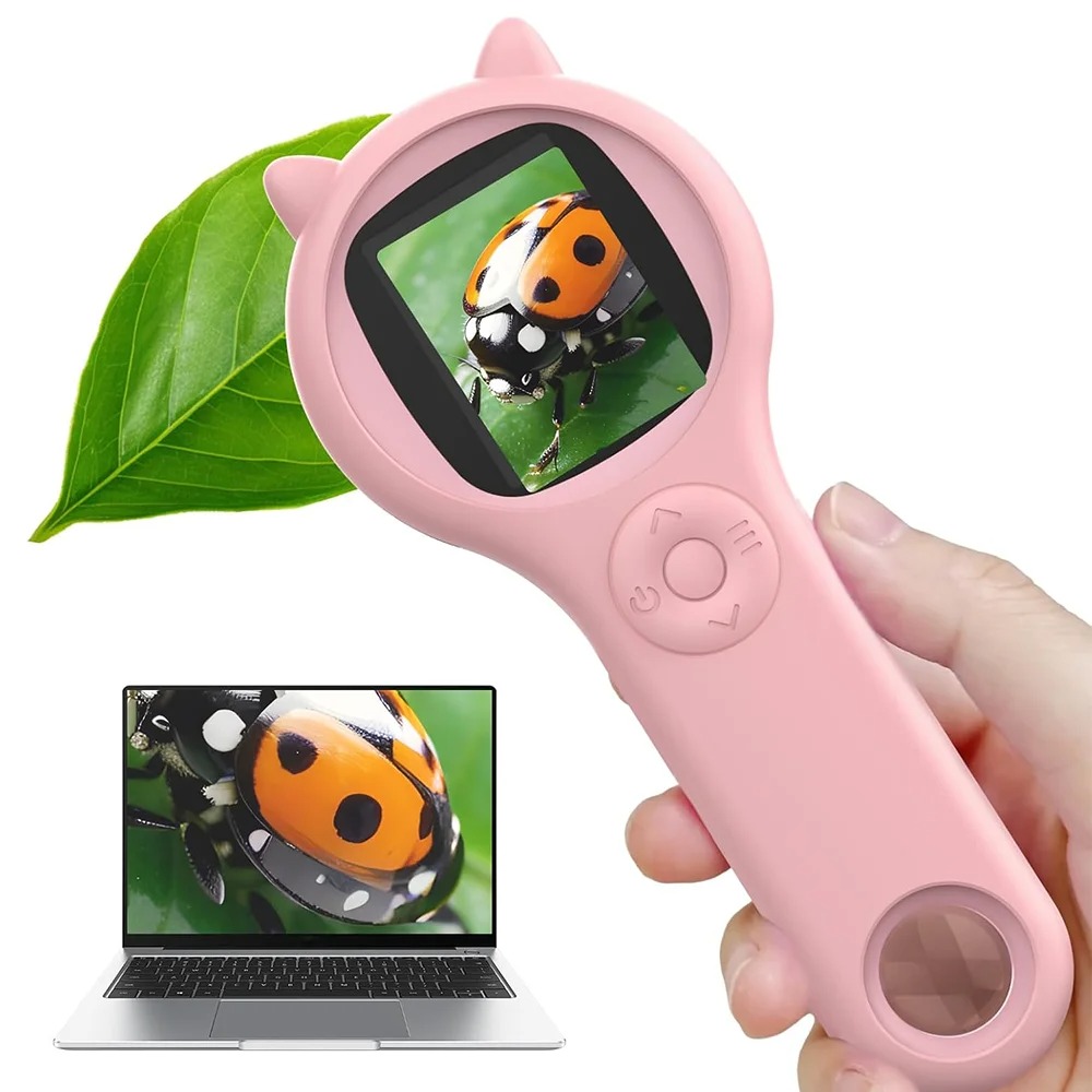 Microscope Kids Science - Mikroskop dla dzieci Przenośny ręczny mikroskop