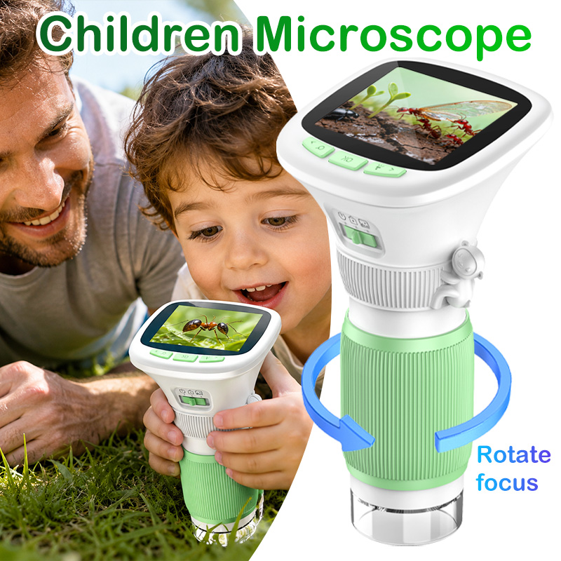 Microscope Kids Science - Przenośny mikroskop cyfrowy dla dzieci 1000X