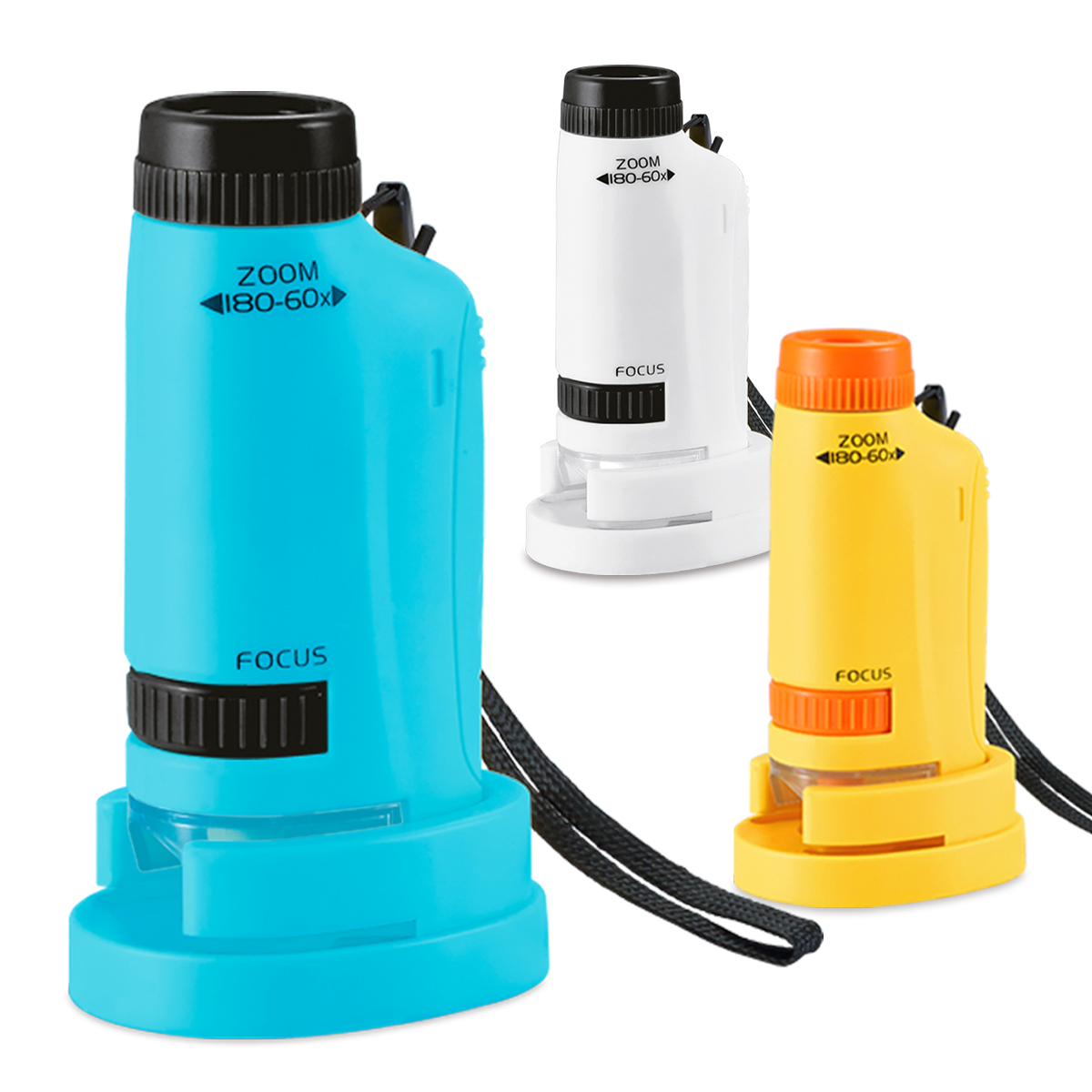 Microscope Kids Science - Zestawy mini mikroskopów ręcznych, mikroskop z
