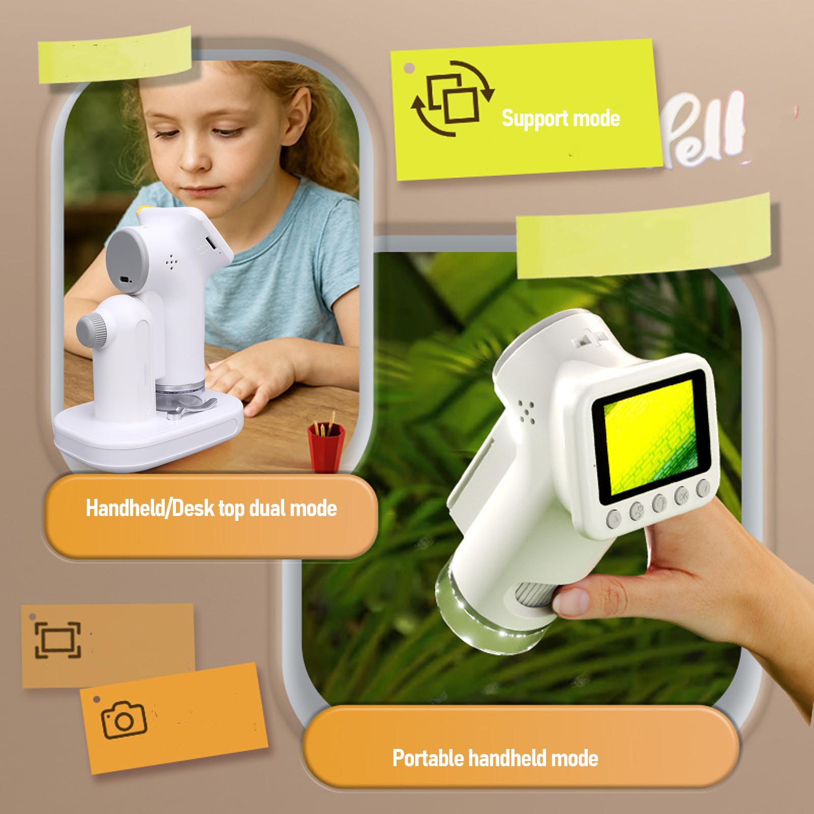 1600X Kieszonkowy Przenośny Mi – Microscope Kids Science recenzja i cena