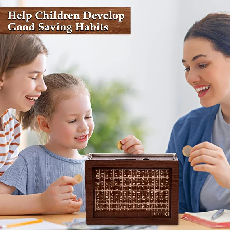 Drewniana skarbonka oszczędnoś – Kids Toys Drawers recenzja i cena