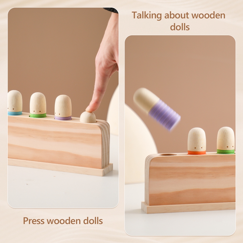 Zabawki Montessori dziecko dre – Wooden Blocks Stacking recenzja i cena