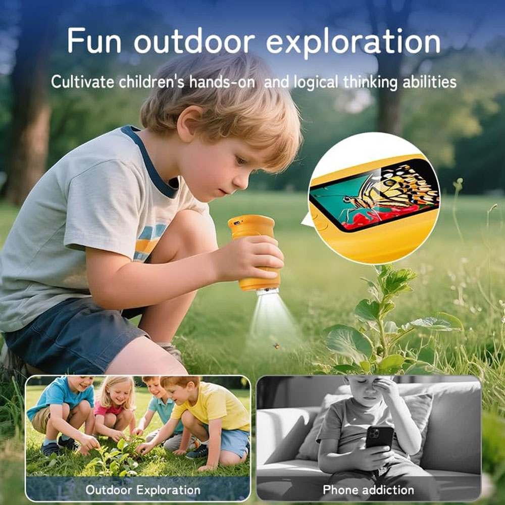Mikroskop cyfrowy ręczny 1000X – Microscope Kids Science recenzja i cena