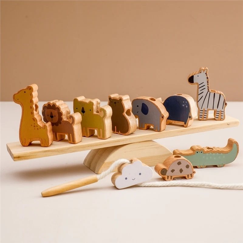 ABUM - Edukacyjne Klocki Balan – Wooden Blocks Stacking recenzja i cena