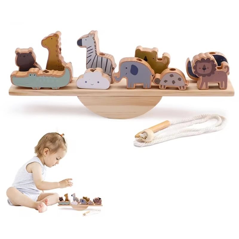 ABUM - Edukacyjne Klocki Balan – Wooden Blocks Stacking recenzja i cena