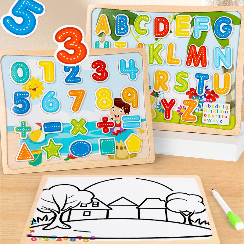 Magnetyczna tablica puzzle 2 w – Magnetic Drawing Board recenzja i cena