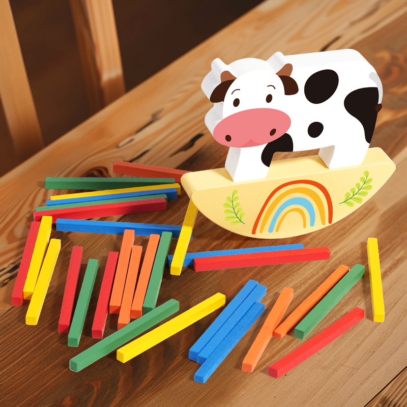 Drewniane zwierzę układanie bl – Wooden Blocks Stacking recenzja i cena