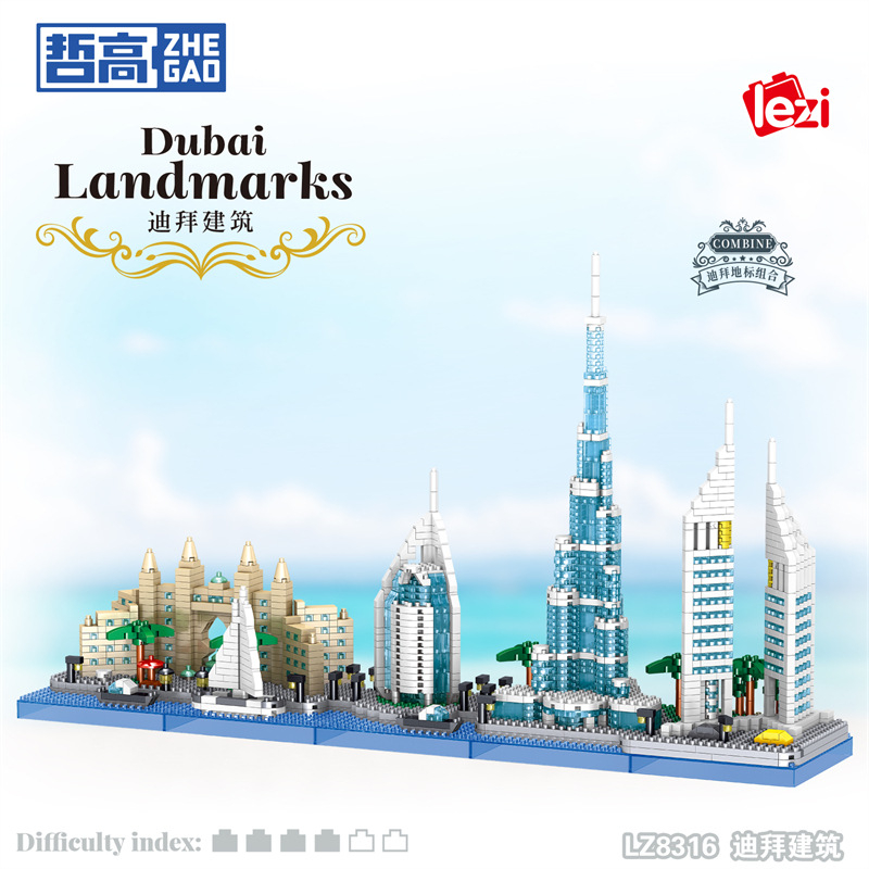 Architektura Dubaju, panorama  – Kids Toys Dubai recenzja i cena
