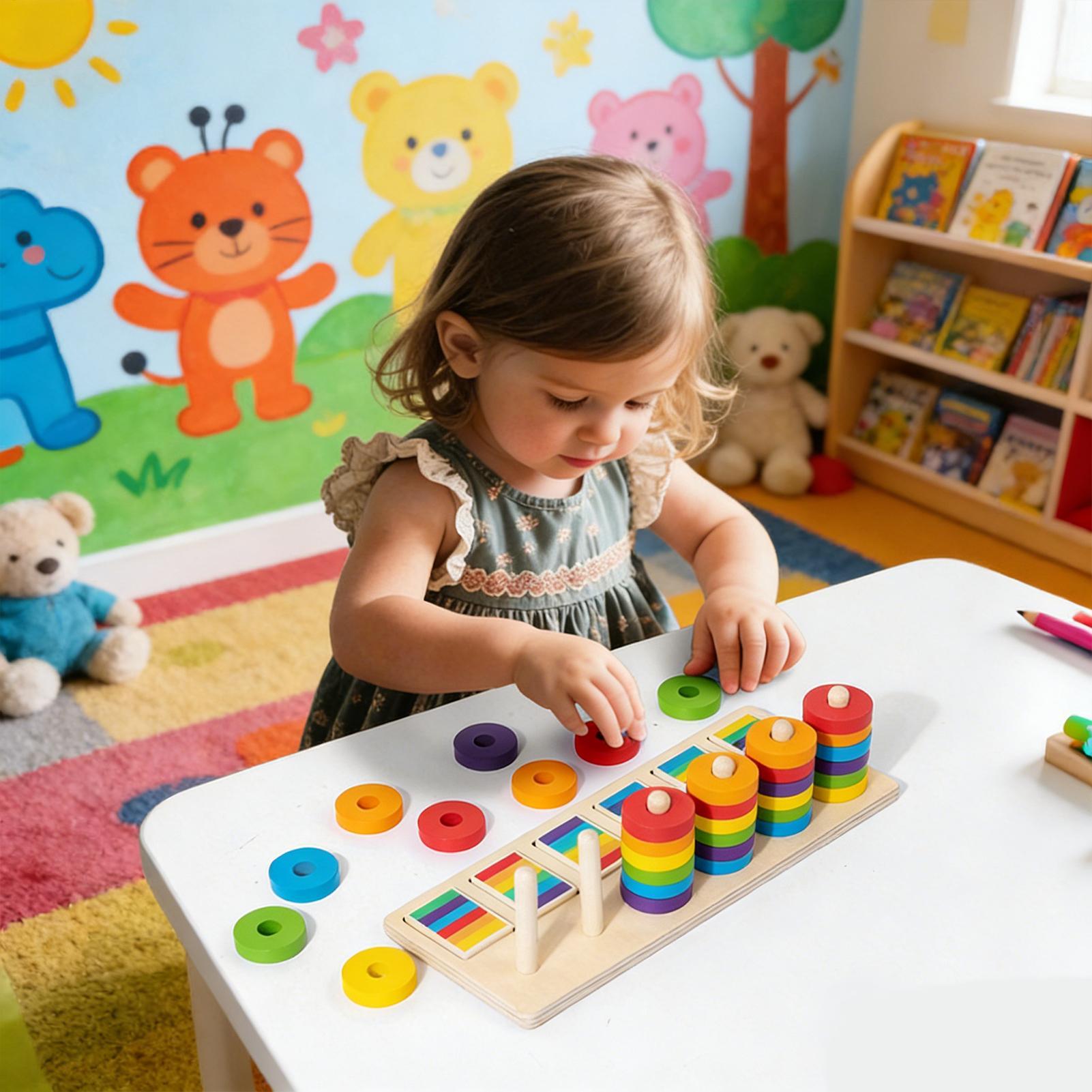 Drewniane zabawki do układania – Wooden Blocks Stacking recenzja i cena
