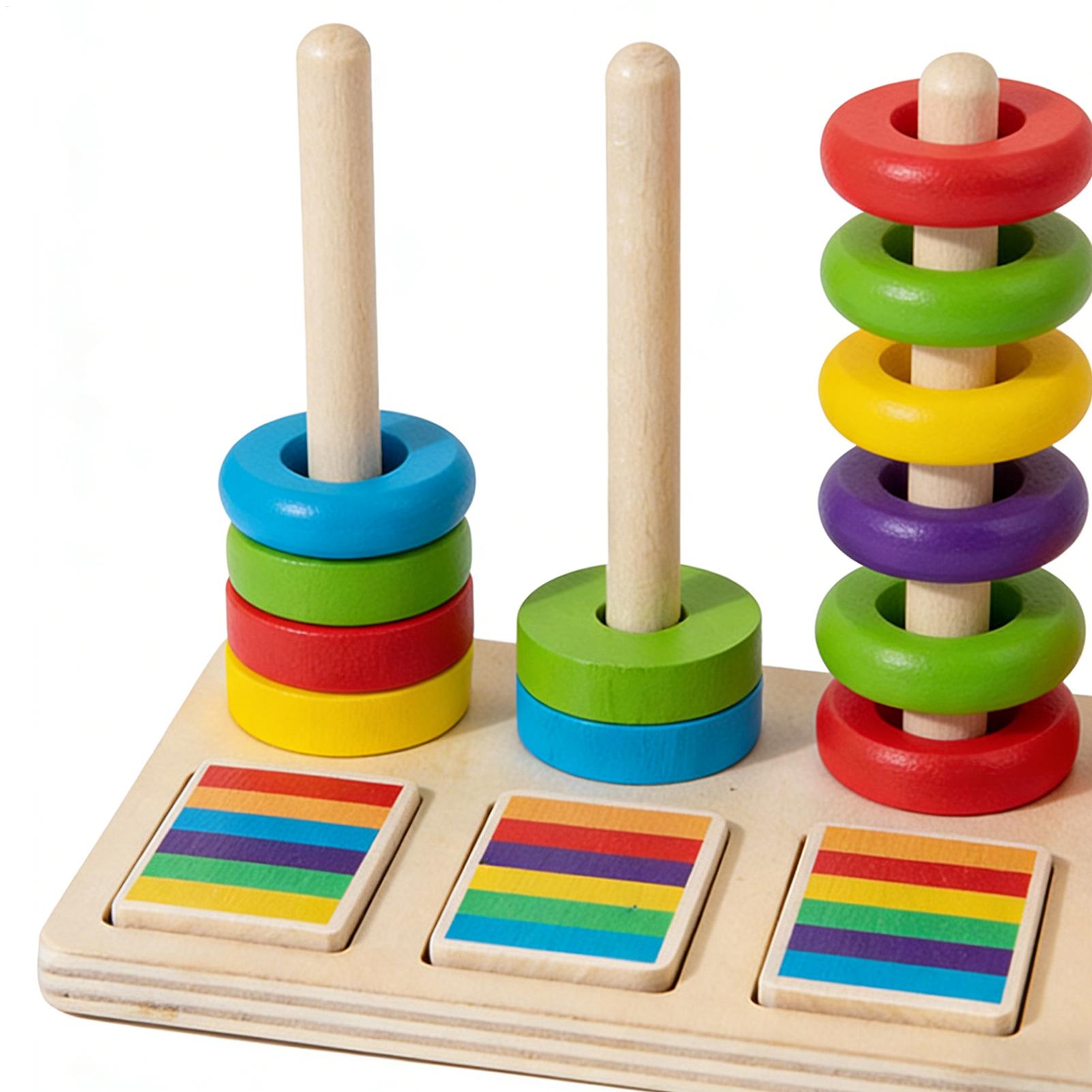 Drewniane zabawki do układania – Wooden Blocks Stacking recenzja i cena