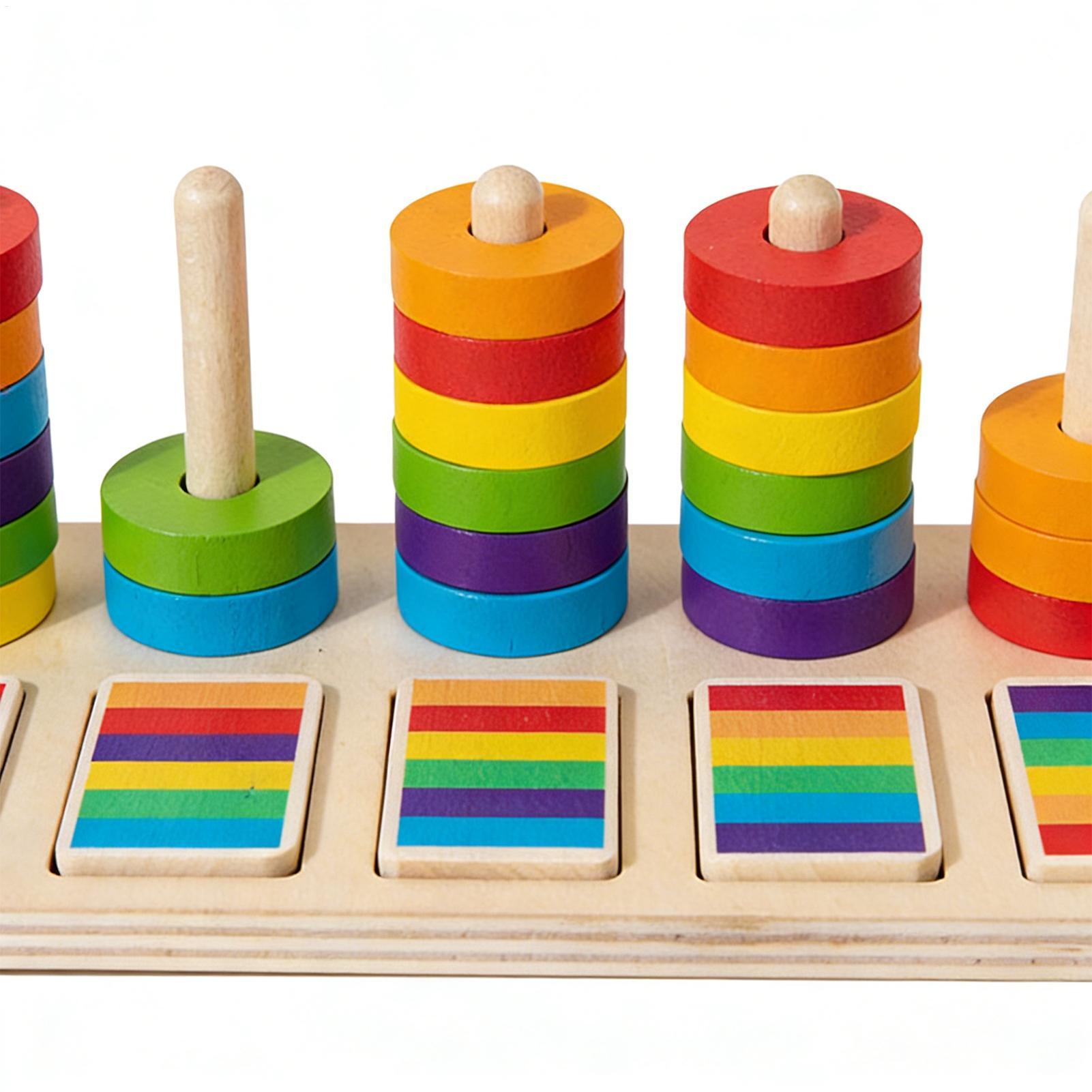 Drewniane zabawki do układania – Wooden Blocks Stacking recenzja i cena
