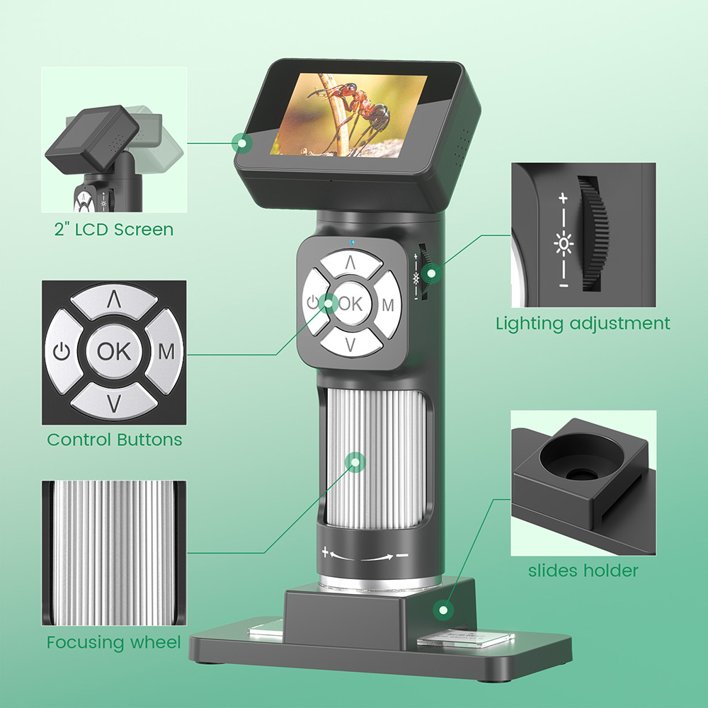 Andonstar nowy 50x-500x USB mi – Microscope Kids Science recenzja i cena