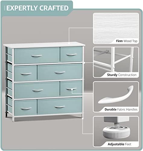 Komoda z 8 szufladami - Mebel  – Kids Toys Drawers recenzja i cena