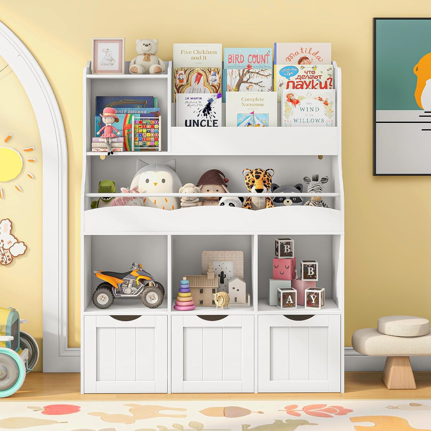 Regał na książki dla dzieci o  – Kids Toys Drawers recenzja i cena
