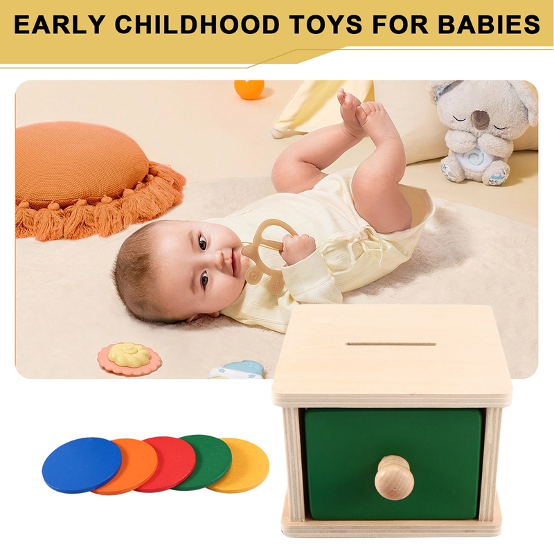 Drewniana skrzynka na monety d – Kids Toys Drawers recenzja i cena