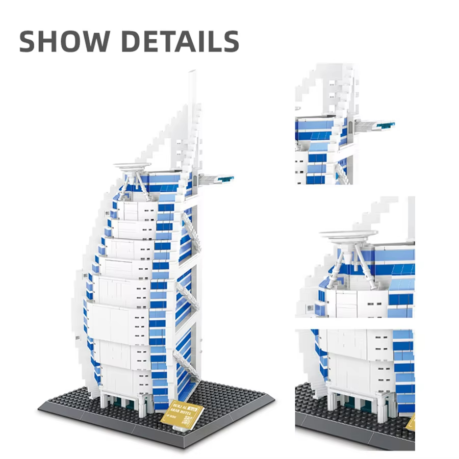 1306 elementów Burj Al Arab Ho – Kids Toys Dubai recenzja i cena
