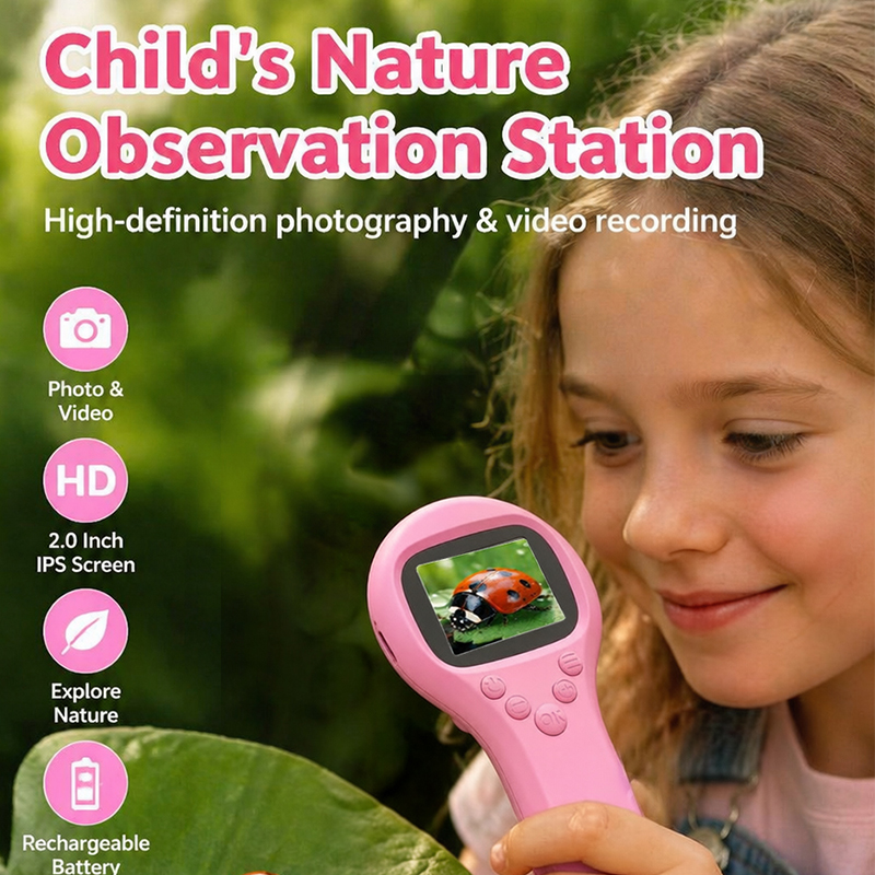 Ręczny mikroskop cyfrowy HD 10 – Microscope Kids Science recenzja i cena