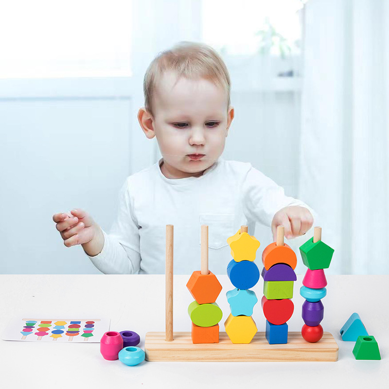 Zestaw zabawek do sekwencji dr – Wooden Blocks Stacking recenzja i cena