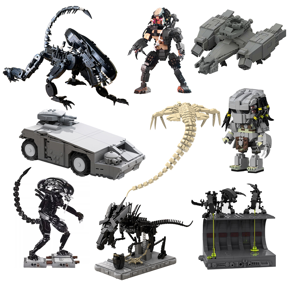 MOC Aliened Monster Building B – Xenomorph Kids Toys recenzja i cena