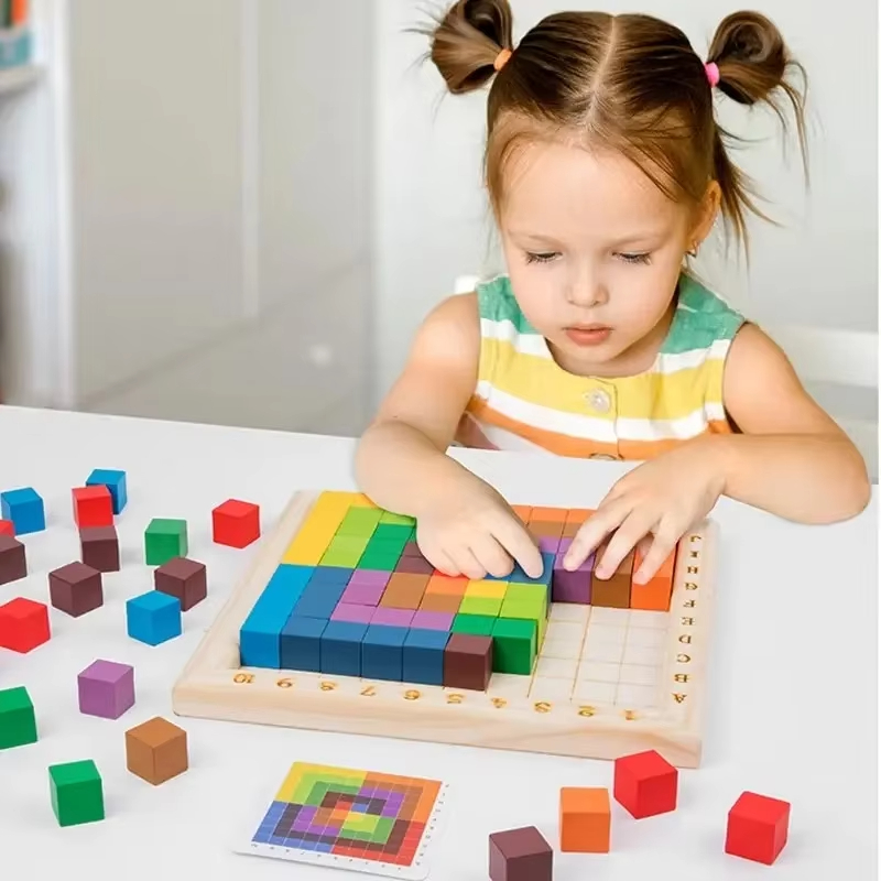Montessori Klocki do budowania – Wooden Blocks Stacking recenzja i cena