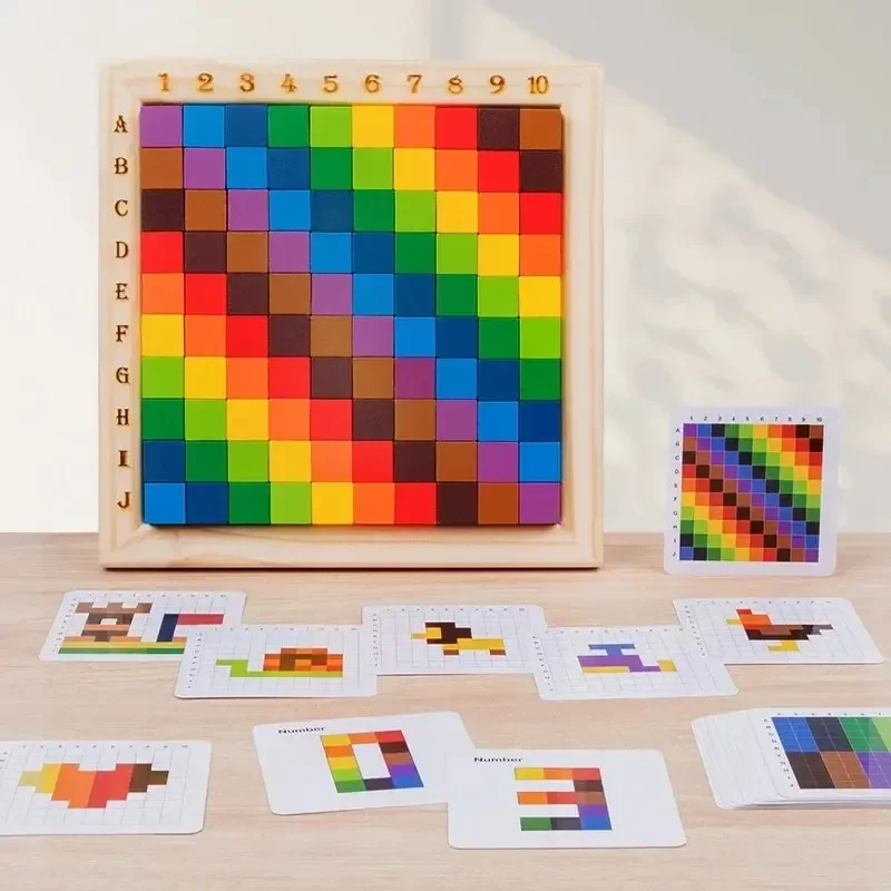 Montessori Klocki do budowania – Wooden Blocks Stacking recenzja i cena