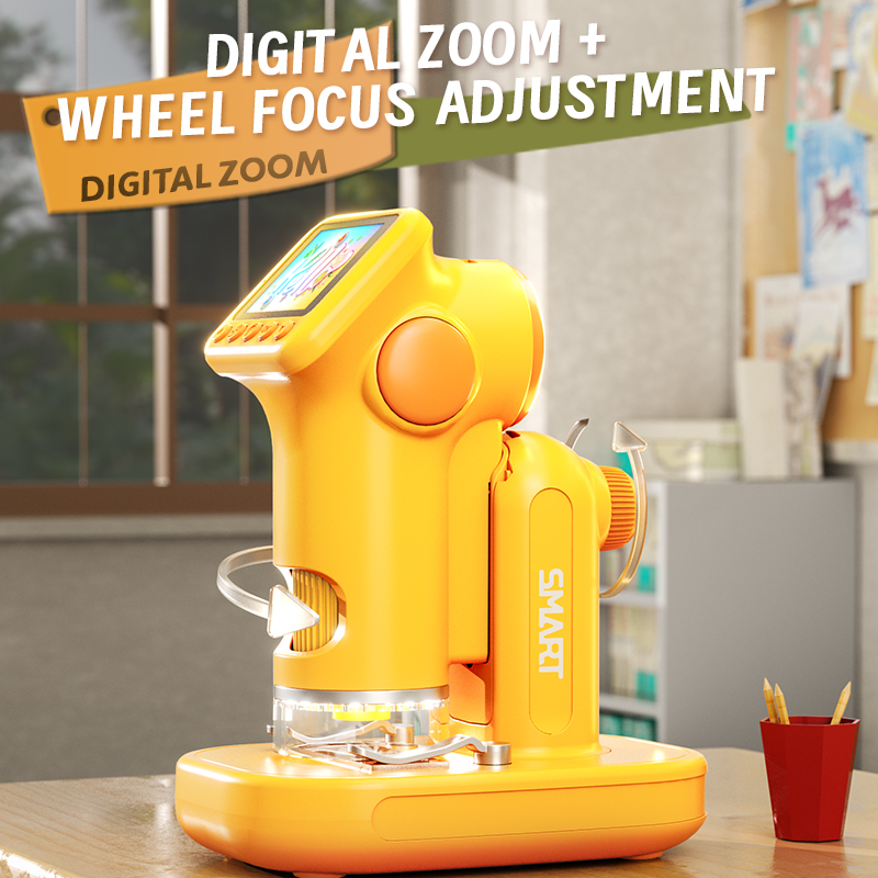 Mikroskop ręczny 1600X z 2-cal – Microscope Kids Science recenzja i cena