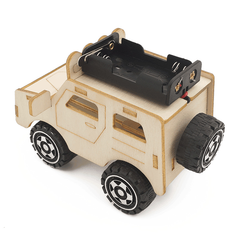 DIY Model drewniany samochód z – Kids Toys Electric Car recenzja i cena