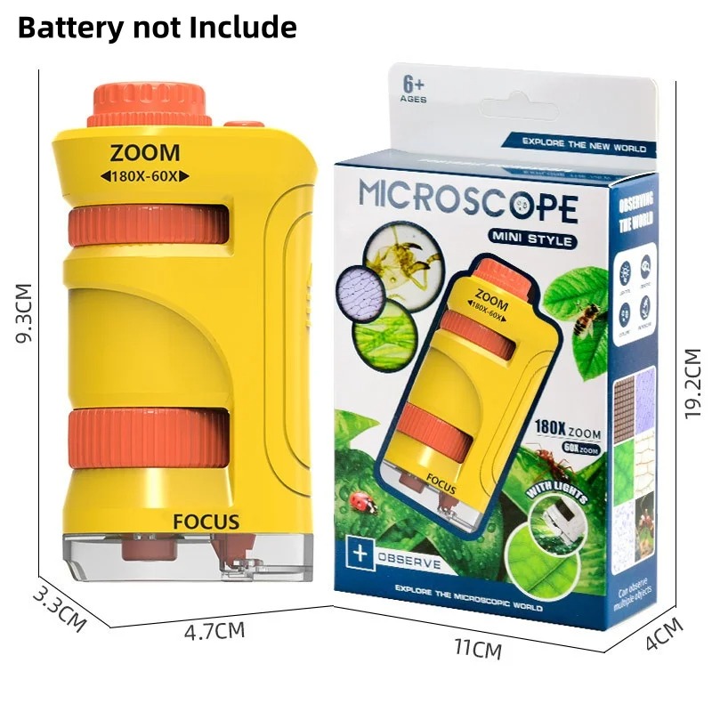 Mikroskop dla dzieci 60-180X p – Microscope Kids Science recenzja i cena