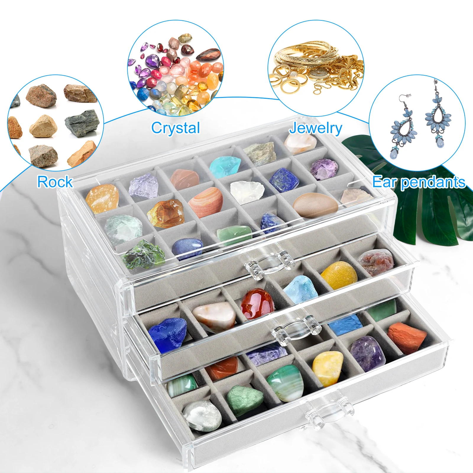Gablota na kamienie z 3 szufla – Kids Toys Drawers recenzja i cena