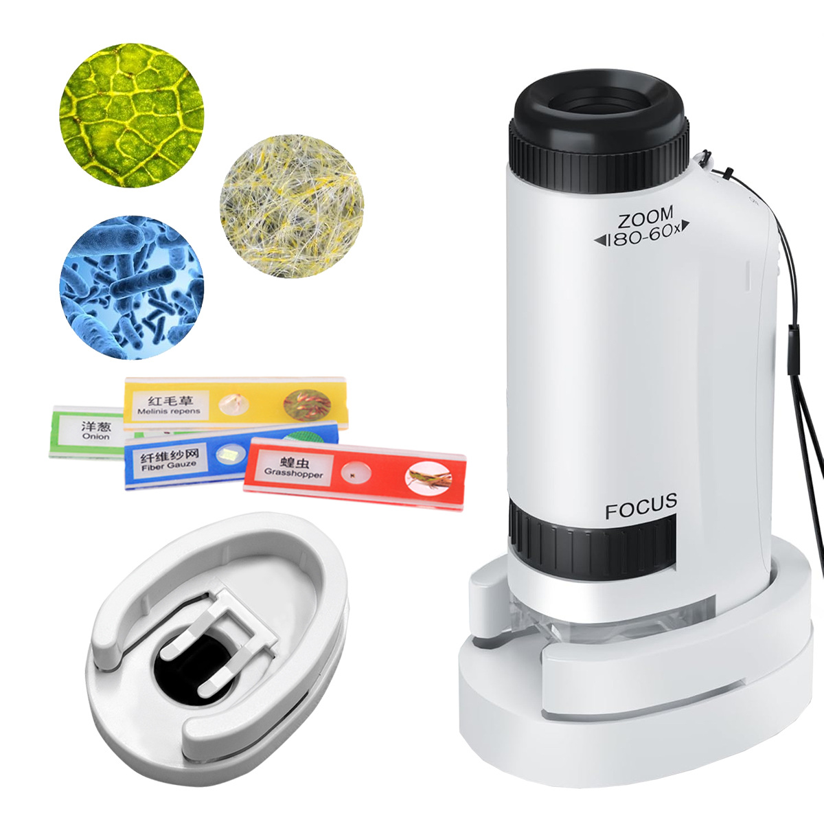 Zestawy mini mikroskopów ręczn – Microscope Kids Science recenzja i cena