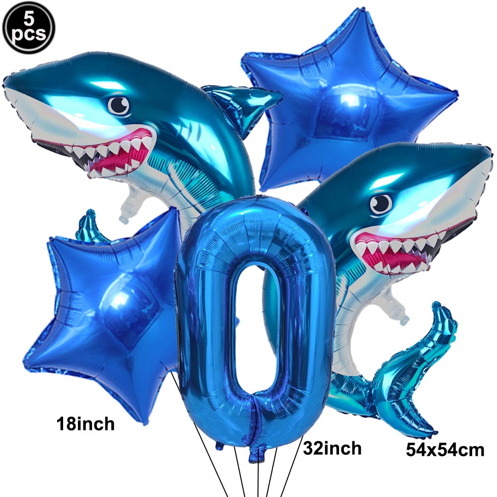 5szt Cartoon Blue Shark Number – Water Balloon Set recenzja i cena