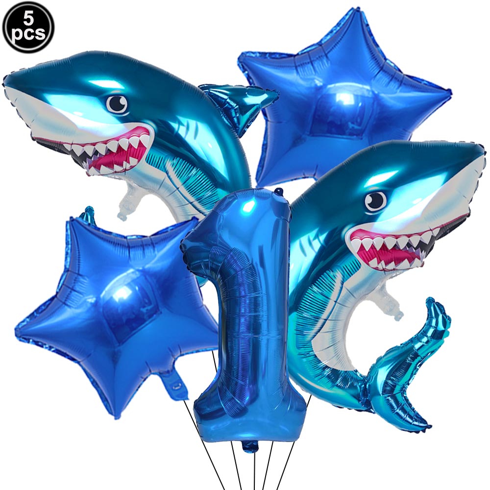 5szt Cartoon Blue Shark Number – Water Balloon Set recenzja i cena