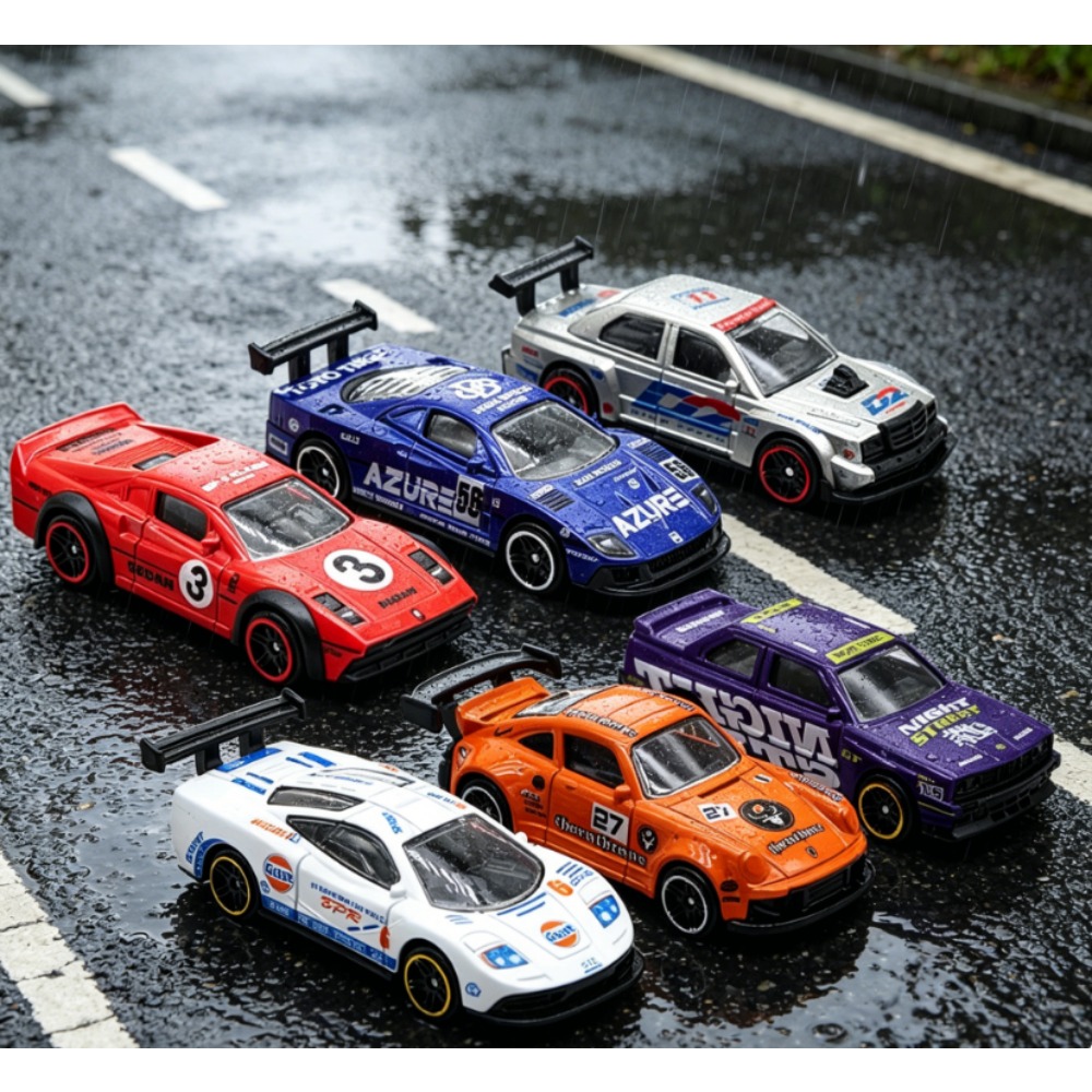 Zestaw 6 sztuk retro samochodz – Kids Toys Amazon recenzja i cena